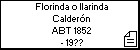 Florinda o Ilarinda Calderón