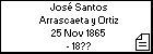 José Santos Arrascaeta y Ortiz