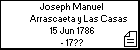 Joseph Manuel Arrascaeta y Las Casas