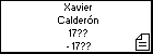 Xavier Calderón