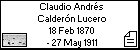 Claudio Andrés Calderón Lucero