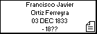 Francisco Javier Ortiz Ferreyra