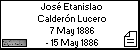 José Etanislao Calderón Lucero