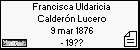Francisca Uldaricia Calderón Lucero