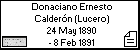Donaciano Ernesto Calderón (Lucero)