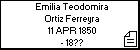 Emilia Teodomira Ortiz Ferreyra