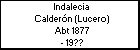 Indalecia Calderón (Lucero)