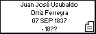 Juan José Usubaldo Ortiz Ferreyra