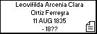 Leovifilda Arcenia Clara Ortiz Ferreyra