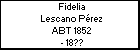Fidelia Lescano Pérez