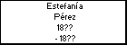 Estefanía Pérez