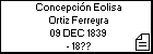 Concepción Eolisa Ortiz Ferreyra