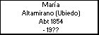 María Altamirano (Ubiedo)