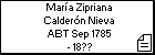 María Zipriana Calderón Nieva