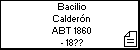 Bacilio Calderón