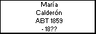 María Calderón