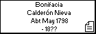 Bonifacia Calderón Nieva