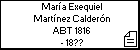 María Exequiel Martínez Calderón
