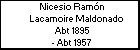 Nicesio Ramón Lacamoire Maldonado