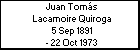 Juan Tomás Lacamoire Quiroga