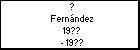 ? Fernández