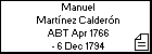 Manuel Martínez Calderón
