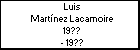 Luis Martínez Lacamoire