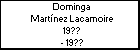 Dominga Martínez Lacamoire