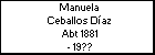 Manuela Ceballos Díaz