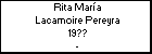 Rita María Lacamoire Pereyra