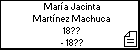 María Jacinta Martínez Machuca
