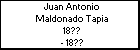 Juan Antonio Maldonado Tapia