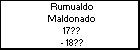 Rumualdo Maldonado