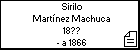 Sirilo Martínez Machuca