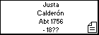 Justa Calderón