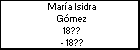 María Isidra Gómez