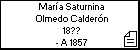 María Saturnina Olmedo Calderón