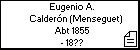Eugenio A. Calderón (Menseguet)