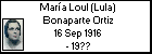María Loul (Lula) Bonaparte Ortiz