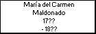 María del Carmen Maldonado