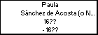 Paula Sánchez de Acosta (o Núñez)