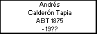 Andrés Calderón Tapia