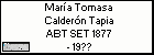 María Tomasa Calderón Tapia