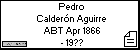 Pedro Calderón Aguirre
