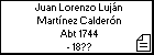 Juan Lorenzo Luján Martínez Calderón