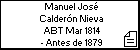 Manuel José Calderón Nieva