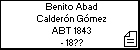 Benito Abad Calderón Gómez