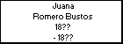Juana Romero Bustos