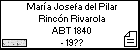 María Josefa del Pilar Rincón Rivarola