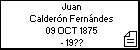 Juan Calderón Fernándes